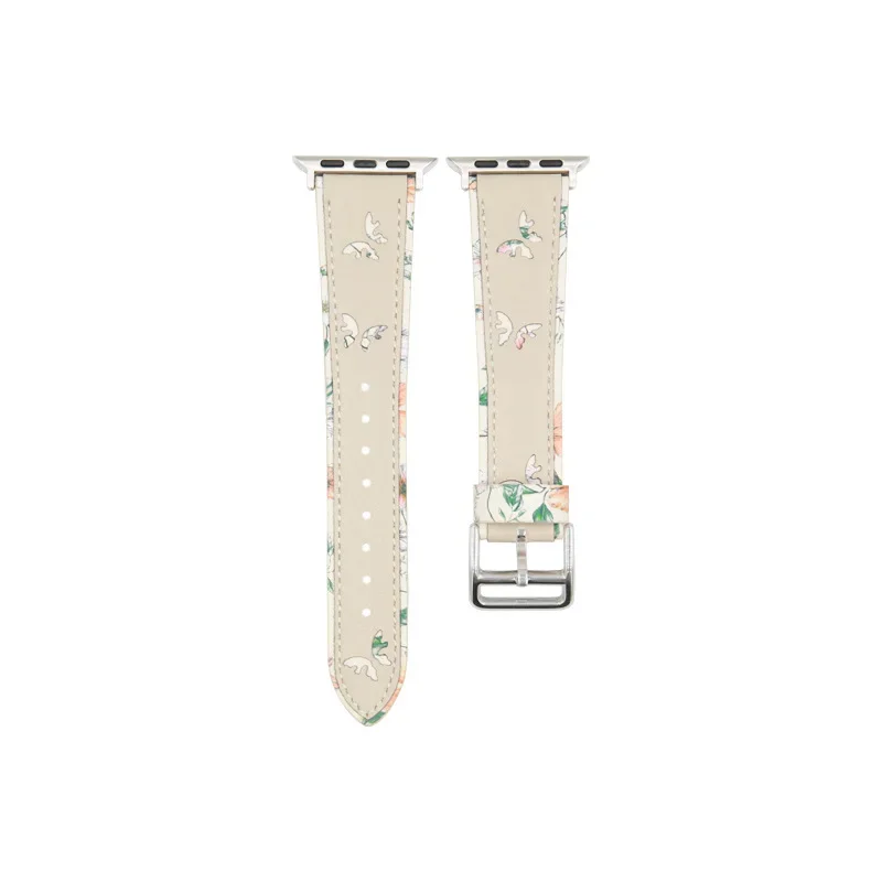 Watch Bands Applicable To Apple Watch Tibetan Women's Fashion and Simple Apple Leather Belt