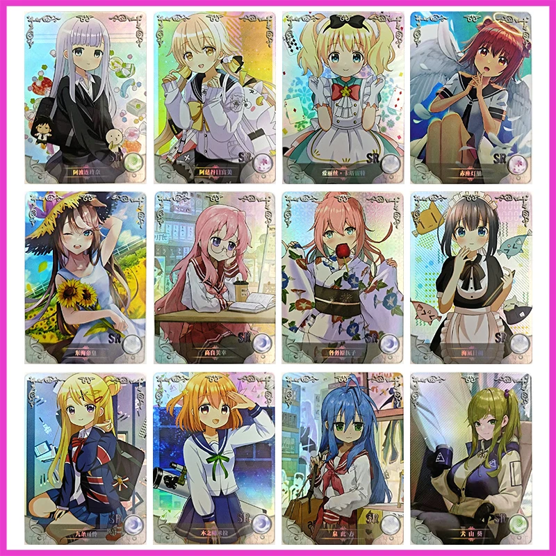 

Anime Goddess Story Rare SR Reflections Flash Cards Alice Tokai Teio Izumi Konata Toys for boys Collectible Cards Birthday Gifts