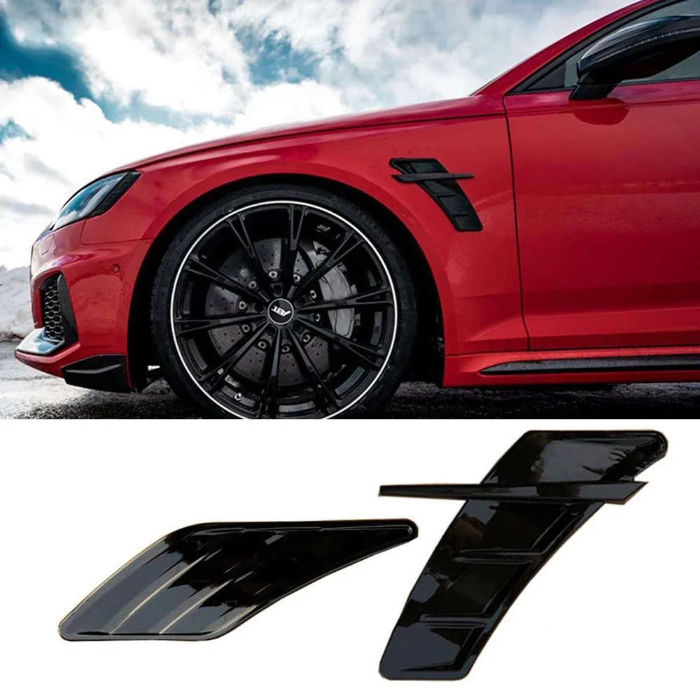 

Black ABT Air Vent Fender Sticker Carbon ABT Side Marker Sticker For Audi A5 A6 A7 A8 A3 A4 A1 RS5 S5 S3 RS3 S7 S4 Audi Sticker