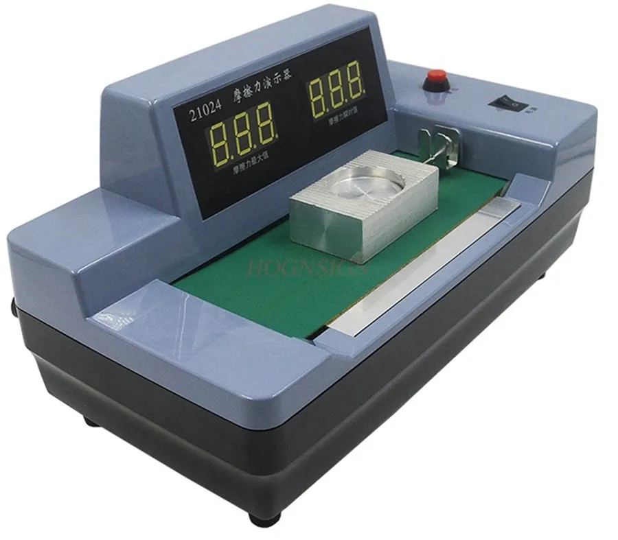 Physical Mechanics Experimental Teaching Instrument Friction Demonstrator, Digital Display Screen,