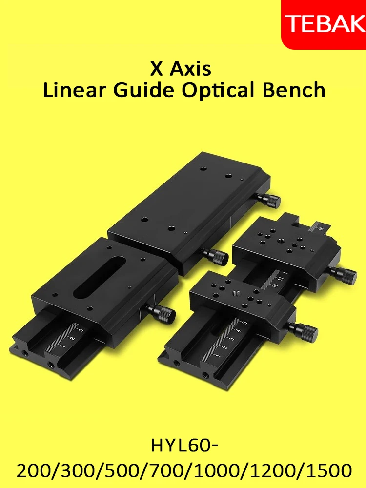 X Axis Dovetail Groove Displacement Platform Manual Adjust Linear Slide Table Optical Experiment Carrier Base Linear Guide Rail