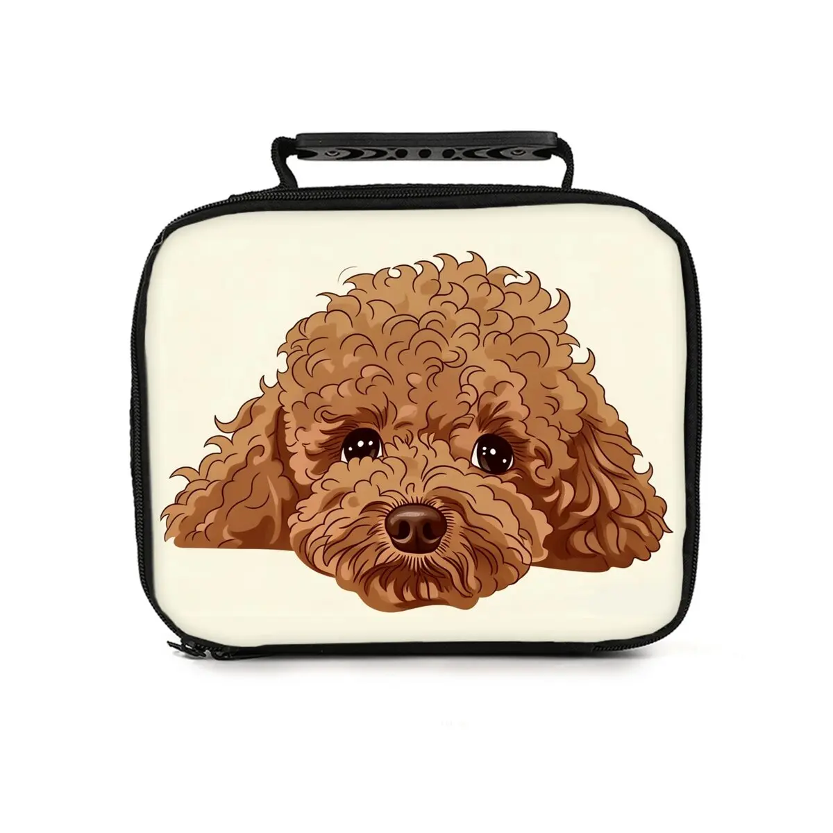 Hunde- und Pfotenabdruck-Lunchbox für Jungen/Mädchen Bestes Geschenk 2D Flaches Cartoon-Design für Schule und Outdoor Tragbare Picknick-Taschen