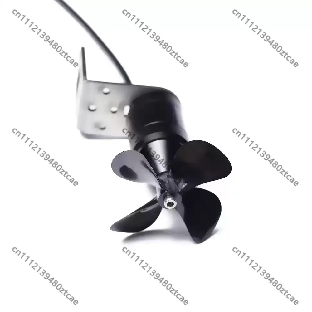 Waterproof X3 Underwater Propulsion Motor Rated 24V 260W, Max Thrust 2.6KG Equipped With Install Base For DIY ROV And RC Ship