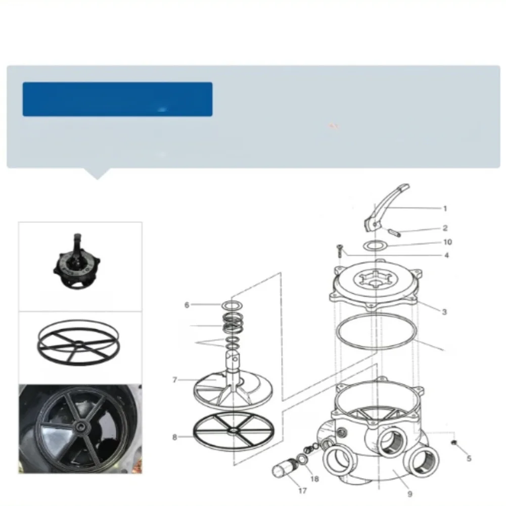 Replacement Sealing O Ring for Pentair For 271151 Used with For 2 Inch Multiport Valves in Pool and Spa Filtration Installations