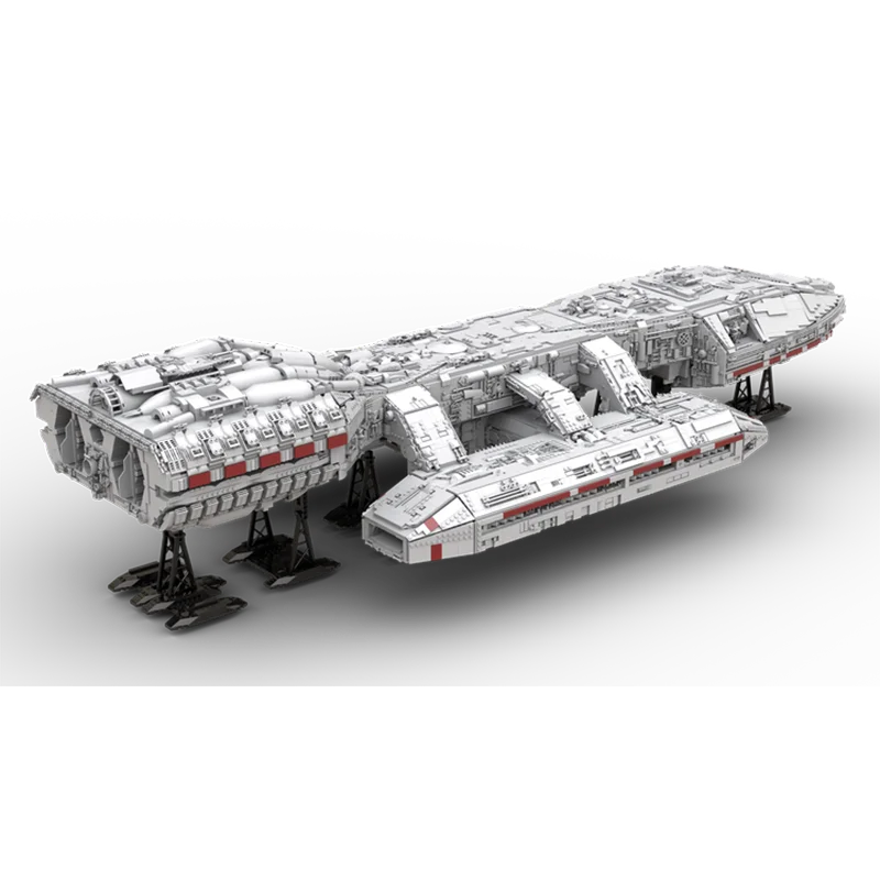 High Difficulty 23700pcs+ MOC Battlestar Galactica DIY Weapon Spaceship Building Blocks Assembling Model Toys Bricks Adult Gift