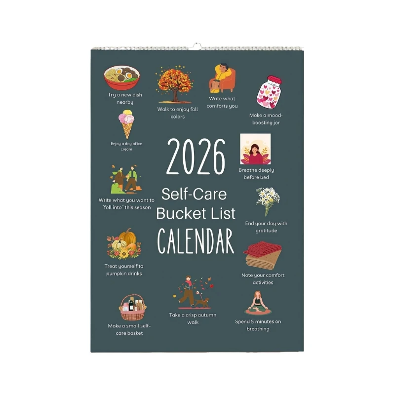 CORA Wall Hanging Calendar Thick Paper Materials Design For Home Or Office Decors