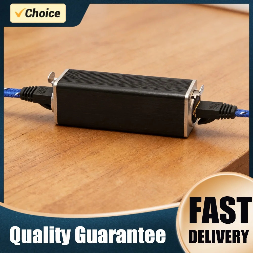 RJ45 Female To Female Ethercon Coupler with Recognized Spring Locking System Cable Extension Connector for Cable Extensions