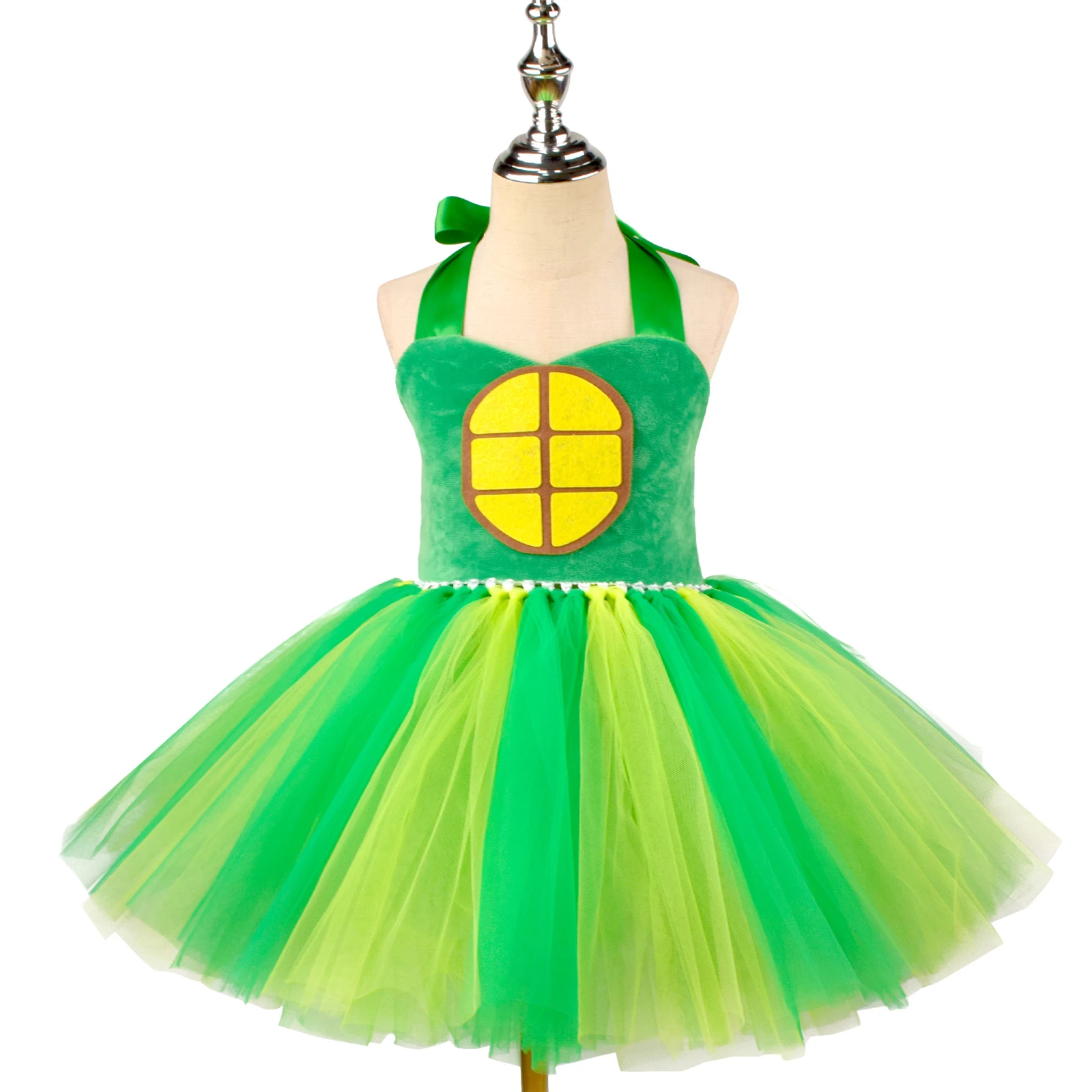 Little Turtle Dress Children Dress Dress Up for Kids Girls Boys Halloween Party Performance Dress Up Costumes