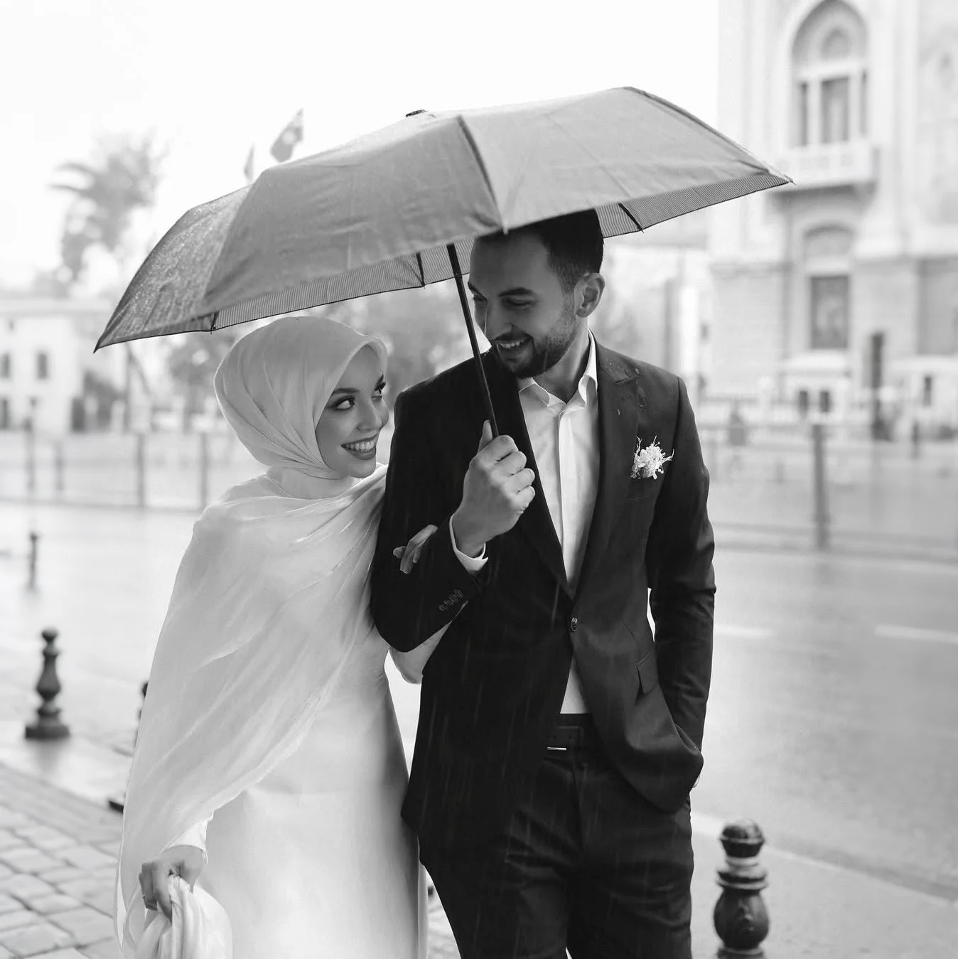 Roseann Wedding Dress bBoho Elegant Shawl Muslim Wedding Dress 2026 Modest Pleated A-line Sweep Train Customized svatební šaty
