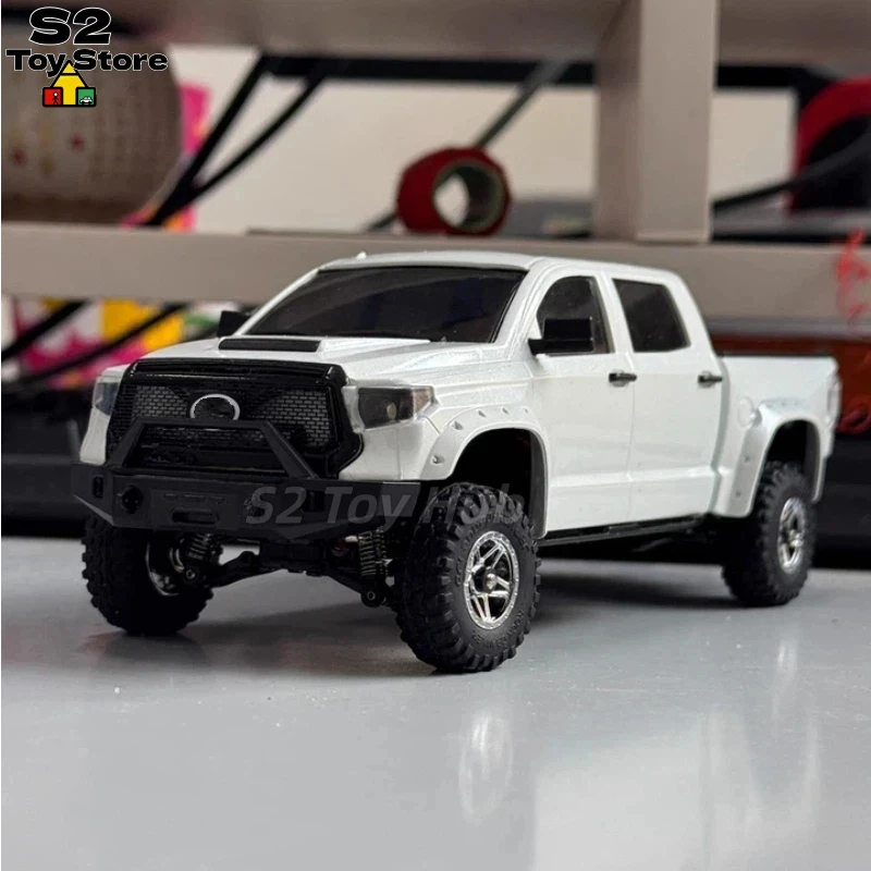 Modelo Orlando Hunter P02 1/32, Kit de Crawler RC, Camioneta Todoterreno Tundra, Suspensión Delantera Independiente, Carrocería Pintada