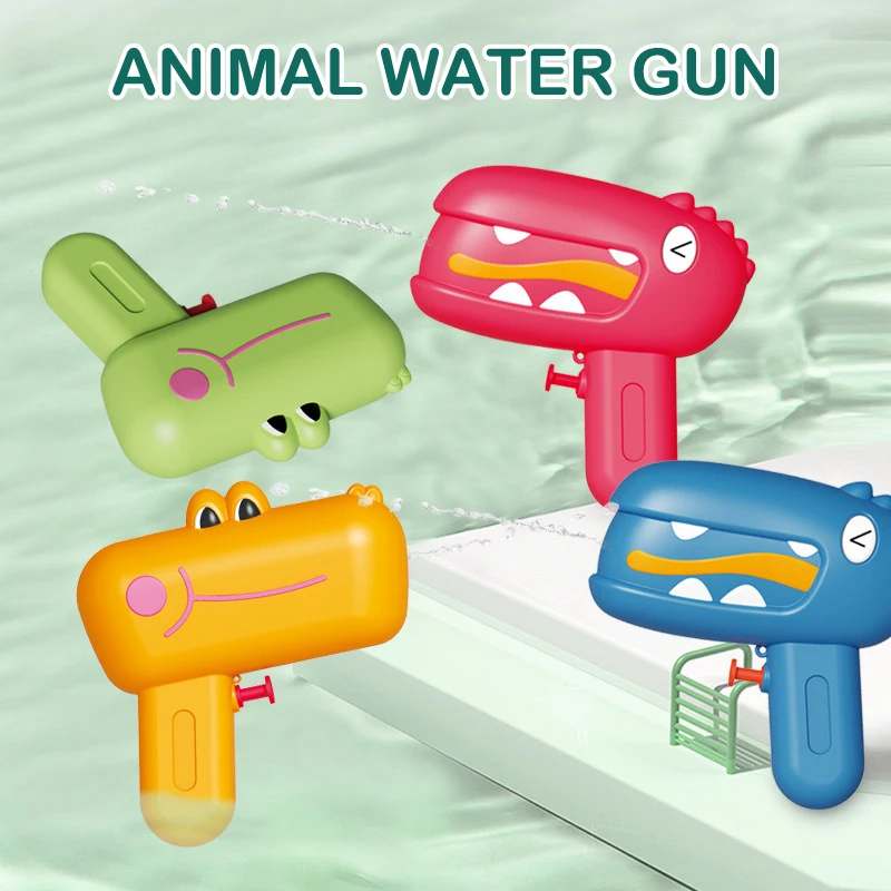 Zwembad Zand Strand Pistool Spatten Speelgoed Babybadje Amusement Speelgoed Cadeau Cartoon Dinosaurus Kikker Waterpistool Water Schieten Kinderen