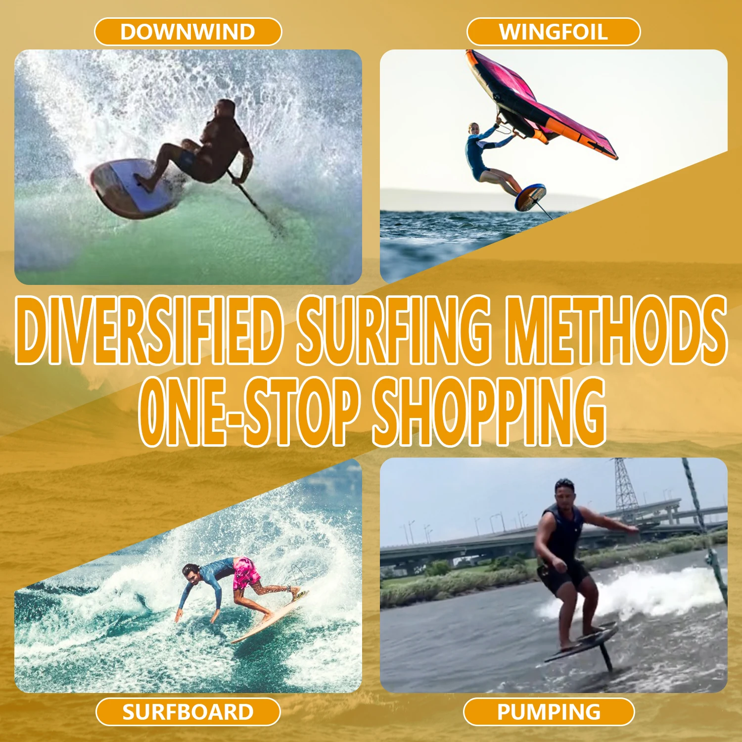 ปีกกระดานโต้คลื่นไฮโดรฟอยล์คาร์บอนน้ำหนักเบา 100 ซม. สำหรับเล่นน้ำทะเล กระดานโต้คลื่นขนาดเล็กแบบปั๊มลม