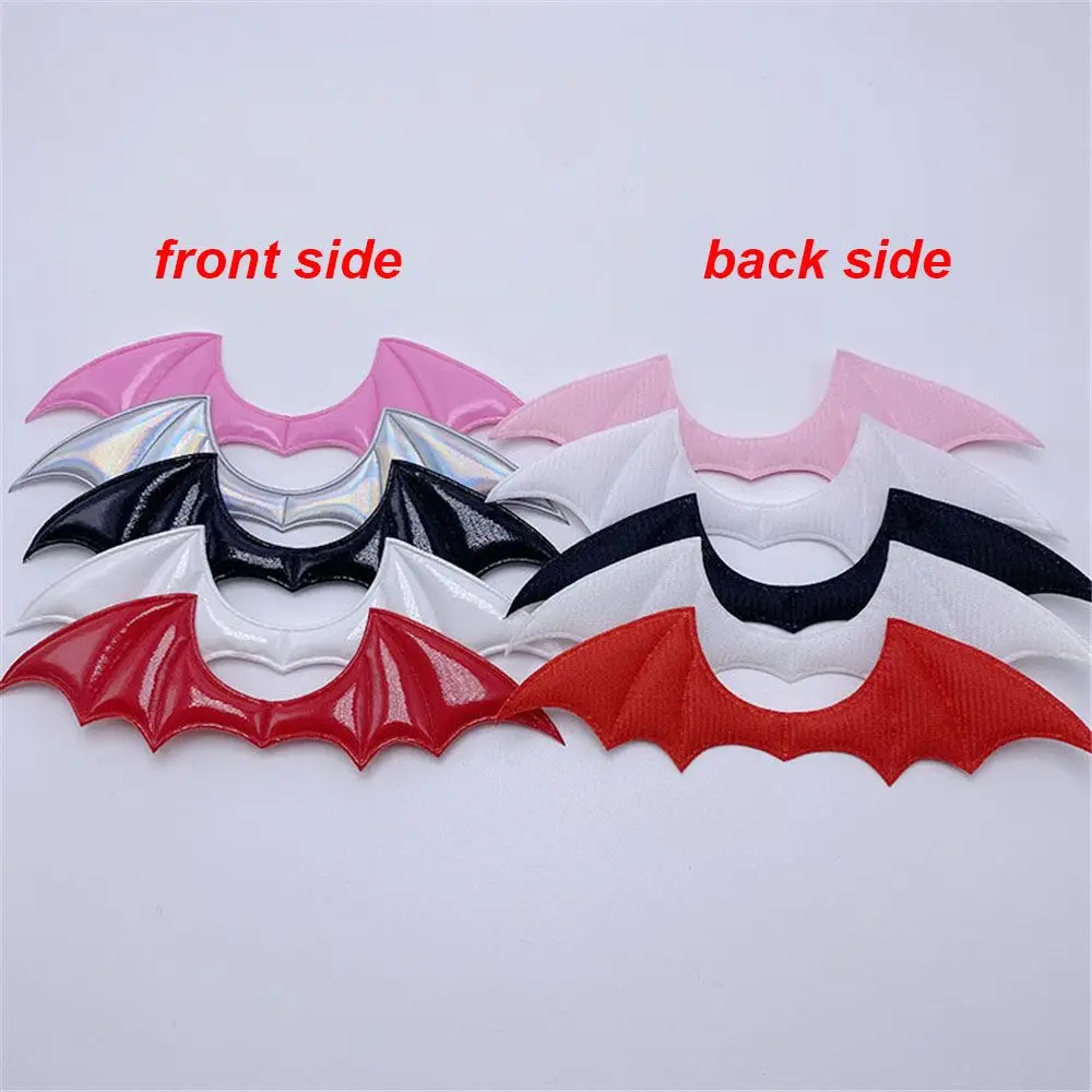 15Pcs 14.5*4CM Halloween Costume Fabric Leather Patch Demon Bat Wings Padded