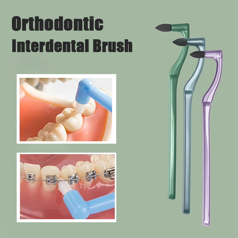 

Orthodontic Interdental Brush Single-Beam Soft Teeth Cleaning Toothbrush Oral Care Tool Small Head Soft Hair Implant Adult 2025