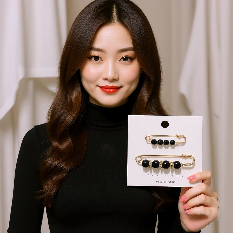 Korean Style Fashion Anti-glare Buckle Brooch Fixed Clothes Trouser Waist Change Small Waist Buckle Multi-piece Brooch Pin