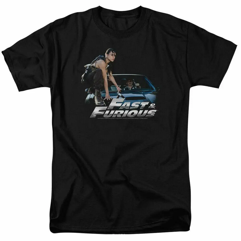 Fast and Furious Car Ride T Shirt Mens Licensed Car Movie Tee Letty Black