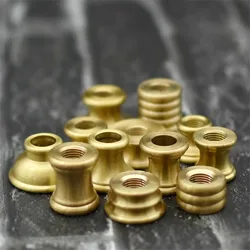Bedroom table lamp body DIY all brass decorative parts I-shaped horn cylindrical Beside lamp accessories assembly maintenance