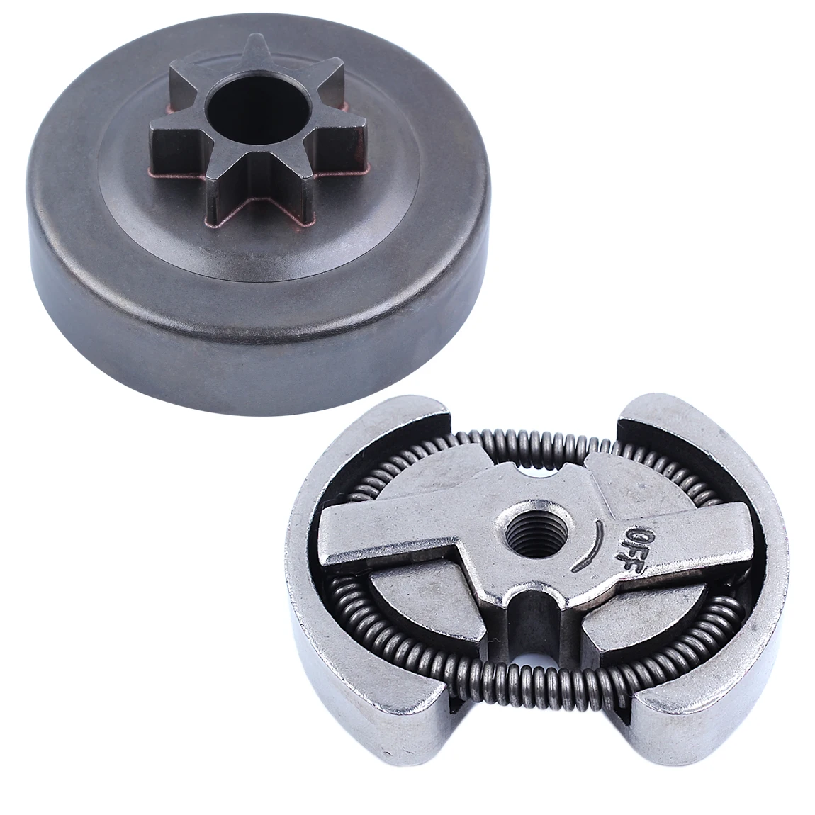 Chain Brake Sprocket Cover Clutch Drum Oil Pump Kit For Husqvarna 136 137 141 142 Chainsaw Handle Guard Worm Gear Bar Plate