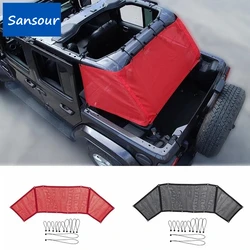 Car Rear Trunk Anti UV Sun Sunshade Cover for Jeep Wrangler JL 2018 2019 2020 2021 2022 2023 2024+ Insulation Net Accessories
