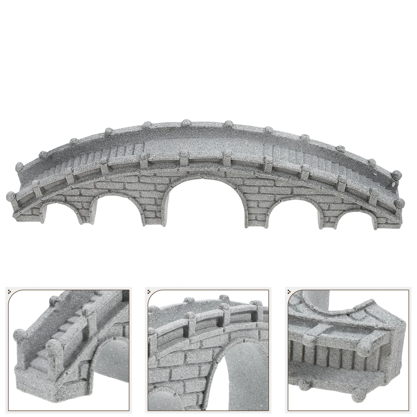 

Stone Bridge Miniature Garden Decor For Bonsai Fish Tank Micro Landscape Ornament Simulation Architecture Pond Accessories