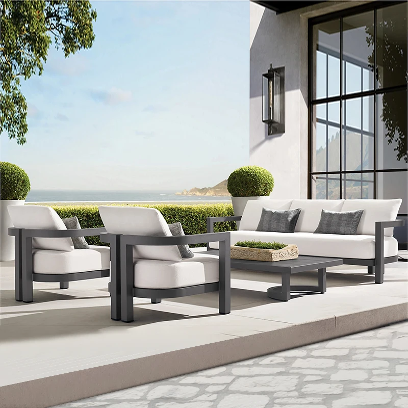 0utdoor Furniture Garden Line Patio Furniture Aluminum Sofa Set Poolside Garden Set