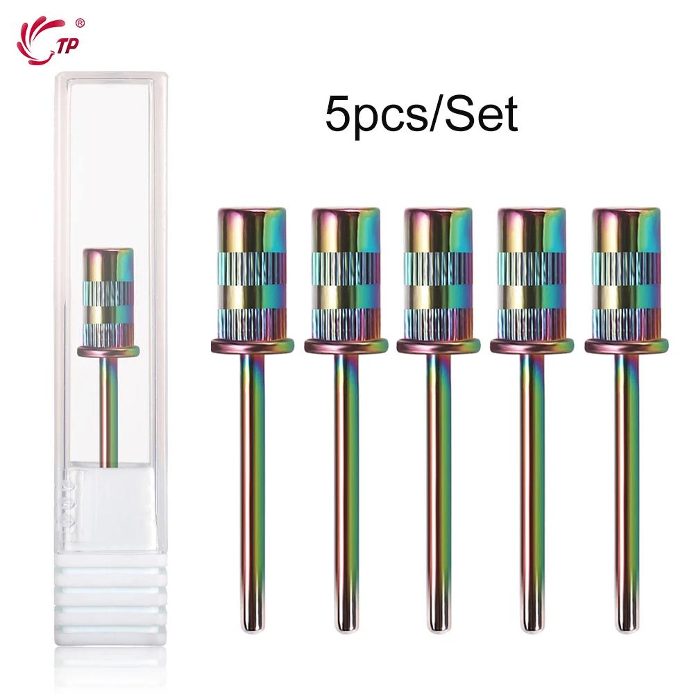 

TP 5Pcs Nail Mandrel Bits for Manicure Polish Remover for 3/32'' Nail Art Sanding Bands Drill Bit Electric Nail Tool Accessories