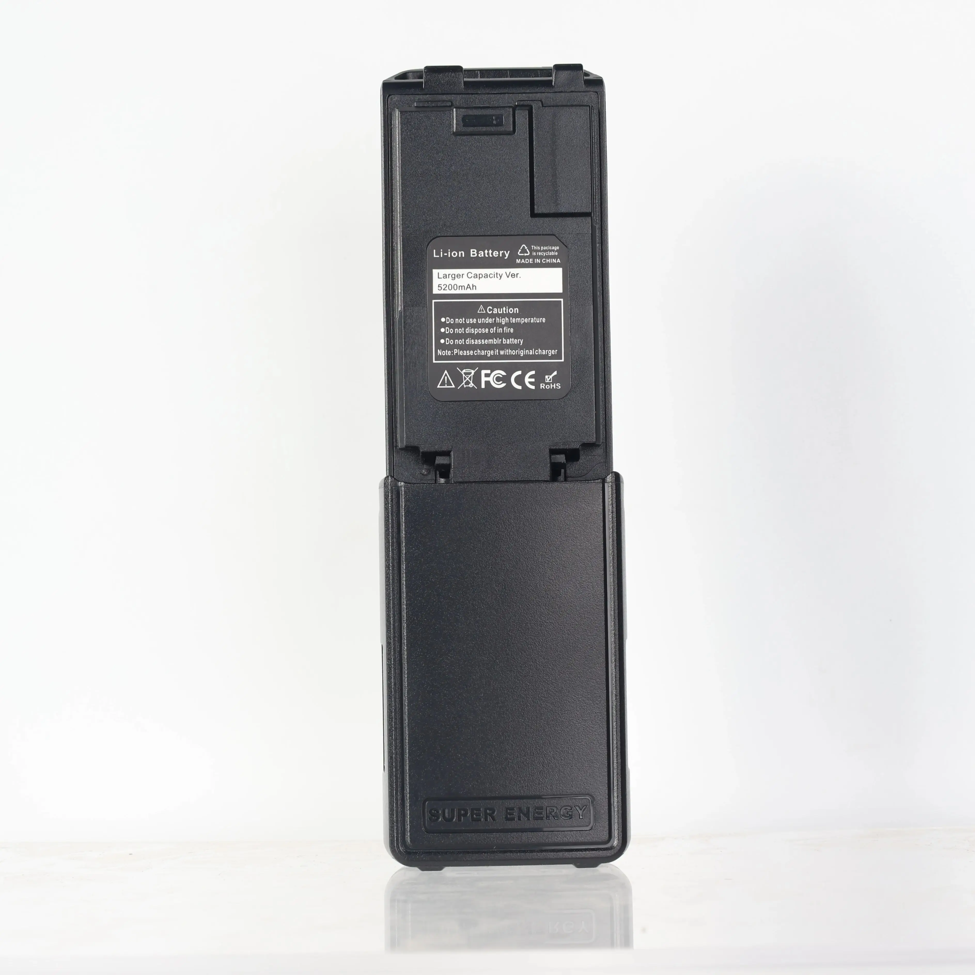 Quansheng UV-K5/K6 Li-ion Extended Long Battery 5200mAh with Type-C Charging for UV-K6 UV-K5(8) Walkie Talkie Battery
