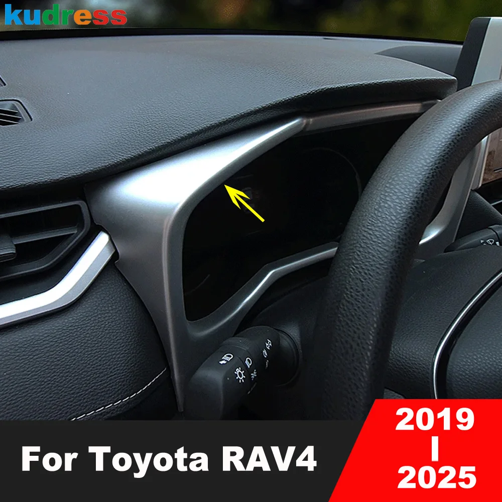 

Car Dashboard Instrument Panel Frame Cover Trim For Toyota RAV4 RAV 4 2019-2021 2022 2023 2024 2025 Matte Interior Accessories