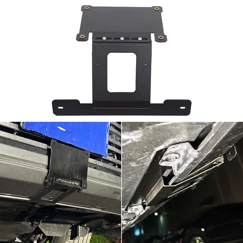 

1Pcs For Lexus LX 2022+ carbon steel black car front license plate frame car exterior modification accessories