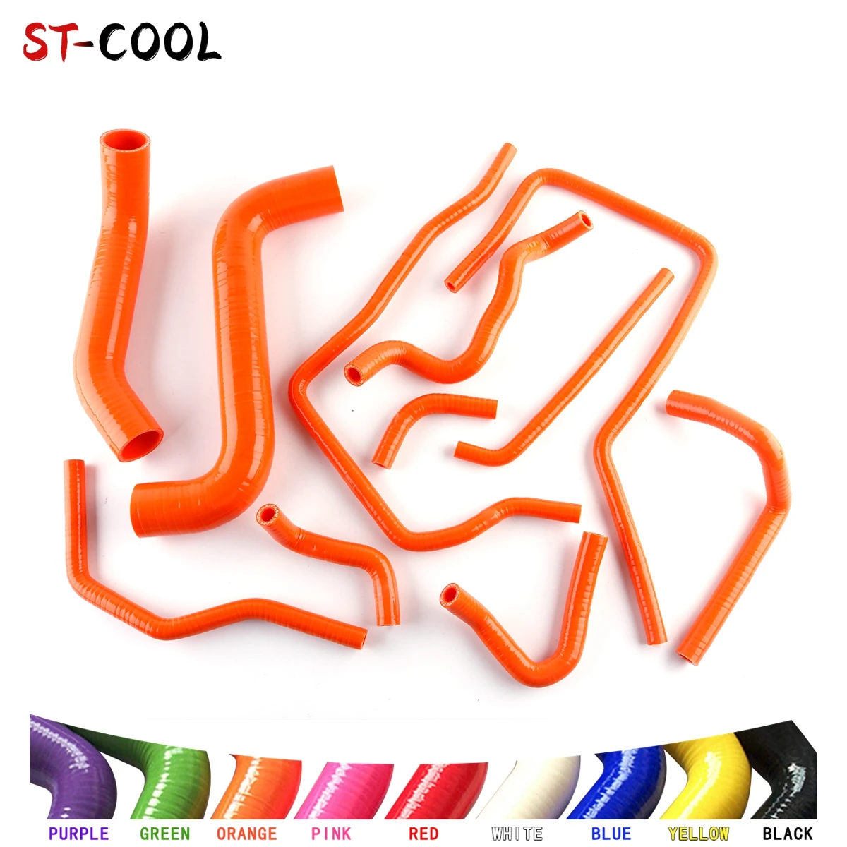 For 2002-2007 Subaru WRX STI 2004 EJ20 Impreza GDB GGB GDA / GGA  2003 2005 2006 Radiator Silicone Hose Pipe Kit 11Pcs 10 Colors