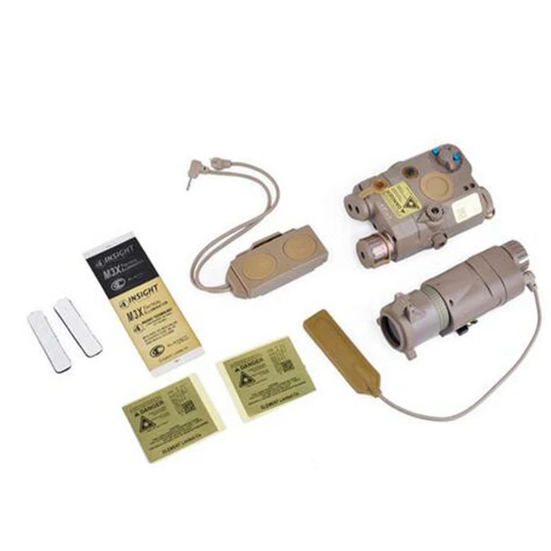 

Tactical BLOCK I accessory kit include LA-5/PEQ-15 Red laser M3X LONG VERSION White light / IR / Red Laser