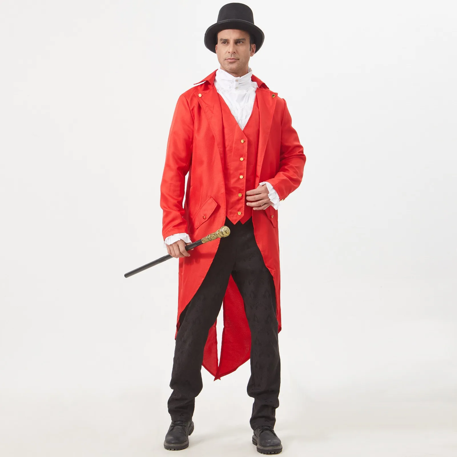 

Men's Medieval Vintage Ball Gown Performance Tuxedo Jacket Cosplay Costume