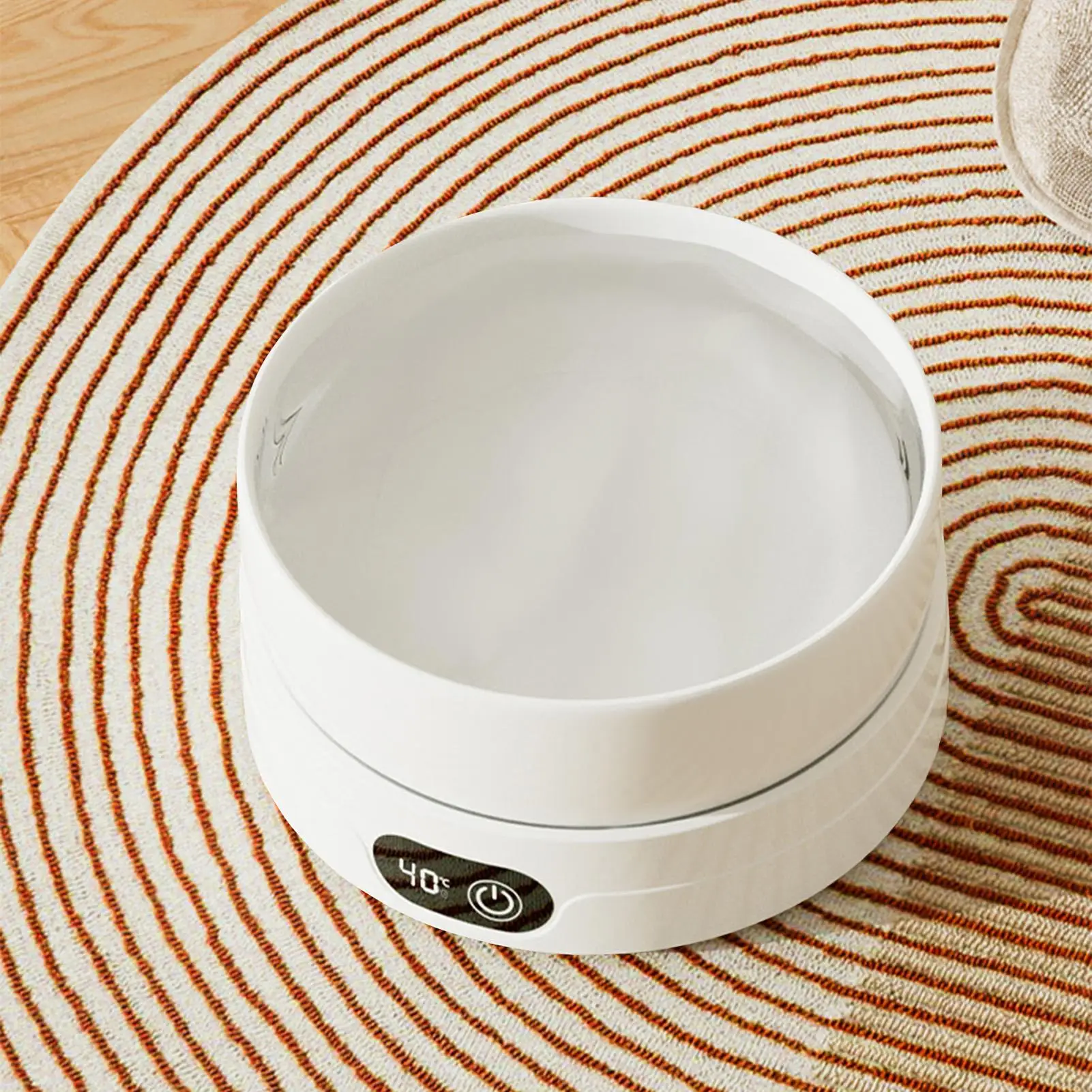 

Ceramic Heated Coaster Cold Weather Freeze-Proof Pet Drinking Plate Pets Winter Thermal Heated Water Drinker Bowl Pet Supplies