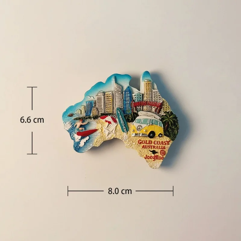 3D Australia Fridge Magnets, Resin Koala Kangaroo Sydney Souvenir, Home Decor Travel Gift