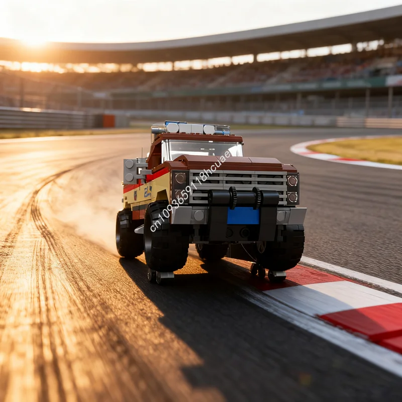 

471 шт. MOC GMC Пикап The Fall Guy 1 City Модель Строительные блоки Рождественский подарок Строительная творческая идея игрушки Дети День рождения