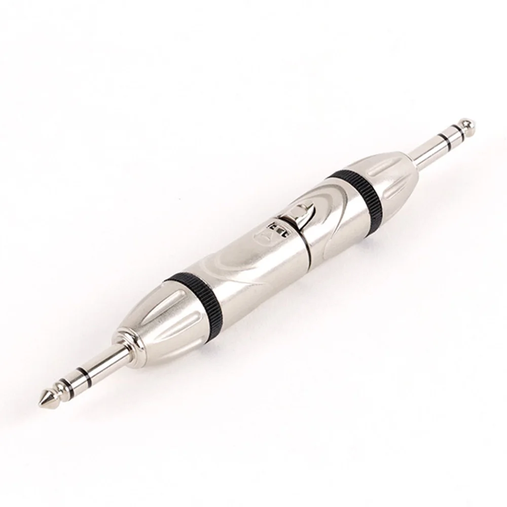 1pc 니켈 접촉 3 핀 XLR 남성/여성 6.35mm 스테레오 남성 플러그 1/4 인치 TRS 어댑터 변환기 커넥터 마이크 믹서