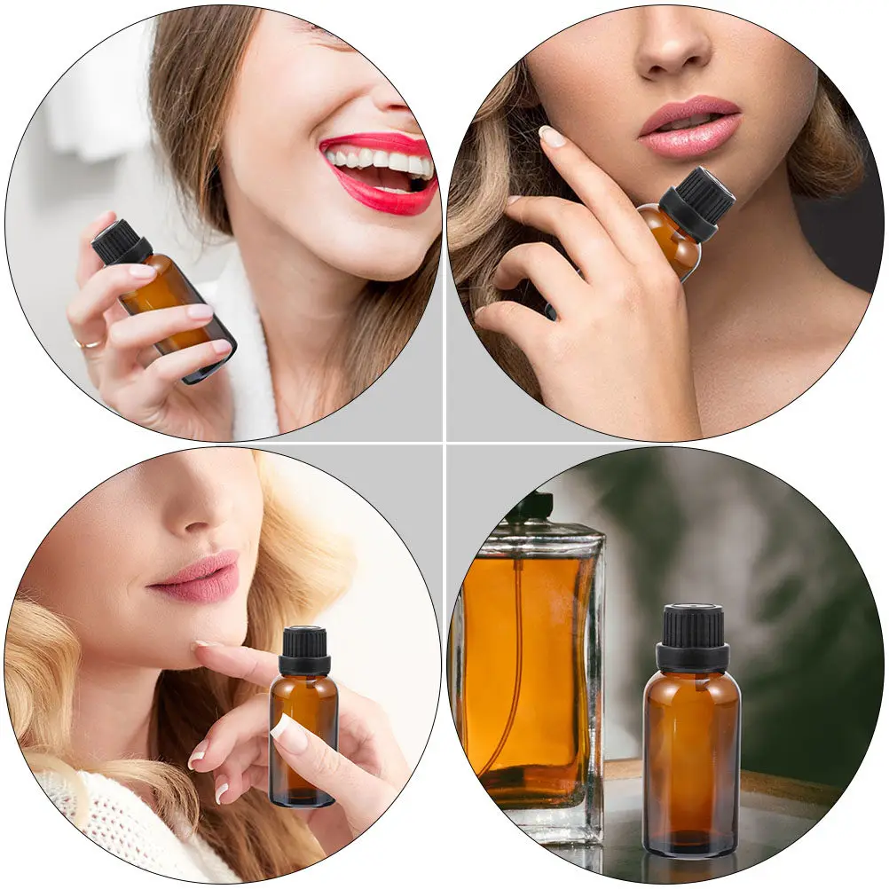 10pcs-essential-oil-glass-bottles-leakproof-with-orifice-reducer-small-travel-perfume-sample-vials-portable-sub-pack-containers
