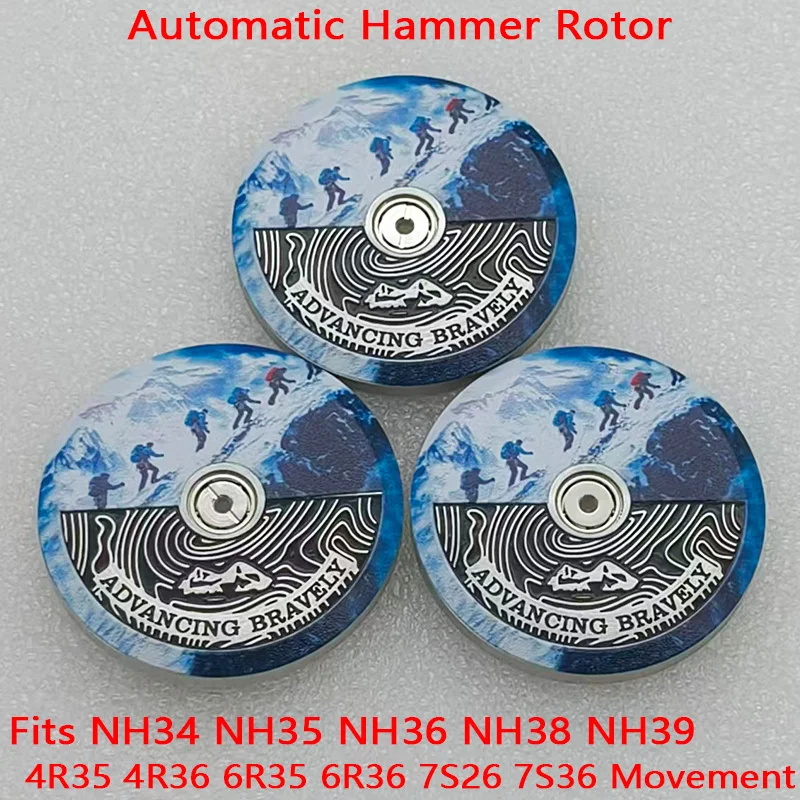 

NH35 NH36 Watch Movement Rotor Oscillating Weight Rotor Fits NH34 NH38 NH39 4R 6R 7S NH35 Movement Men Diving Watch Repair Rotor