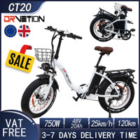 DRVETION CT20 Folding Electric Bike 48V 10AH15Ah/20Ah Samsung Battery 750W Motor Max Speed 45km/h E-Bicycle 20\