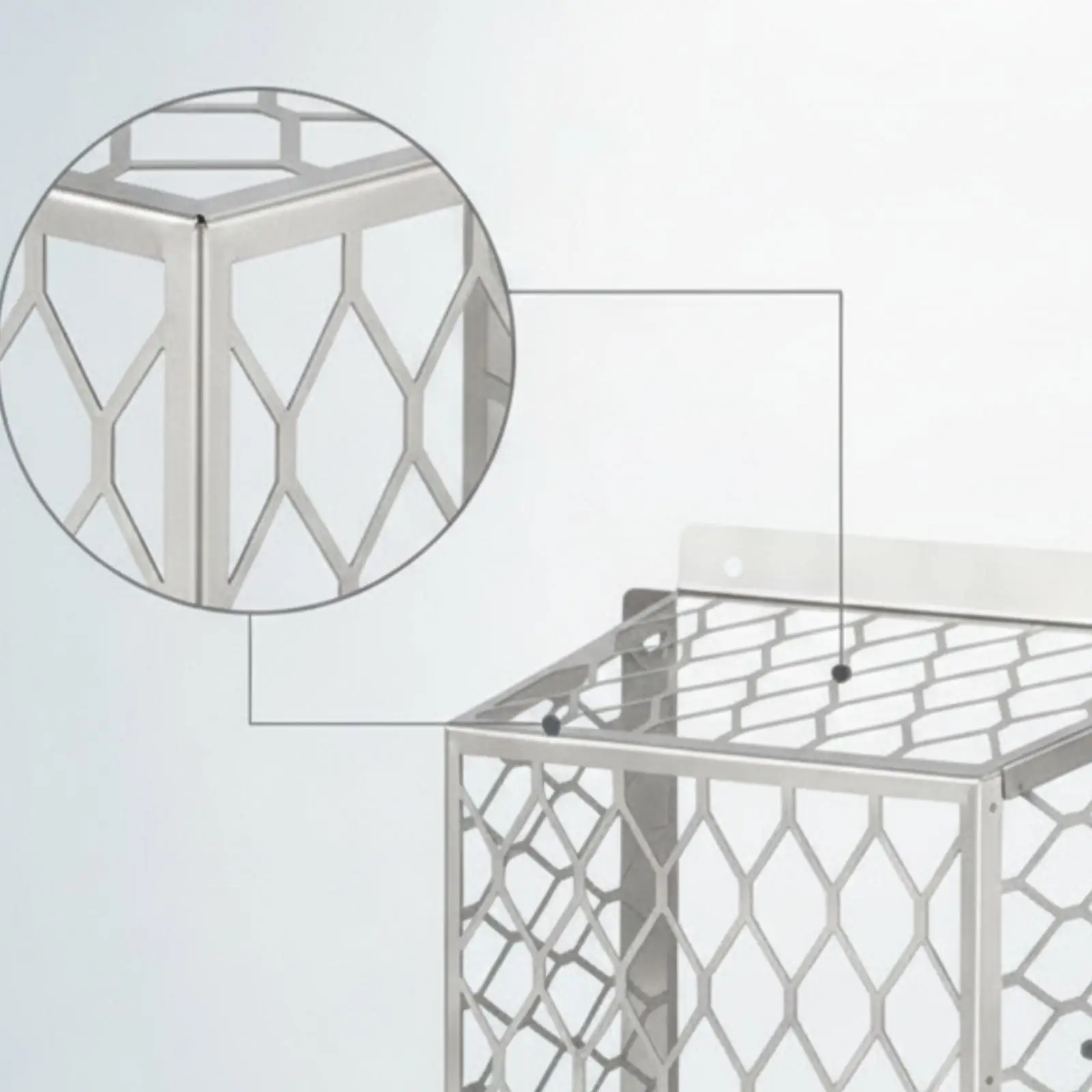 Vent Cover with Mesh Cage Stainless Vent Cover Guard with Mesh Wall Mount for