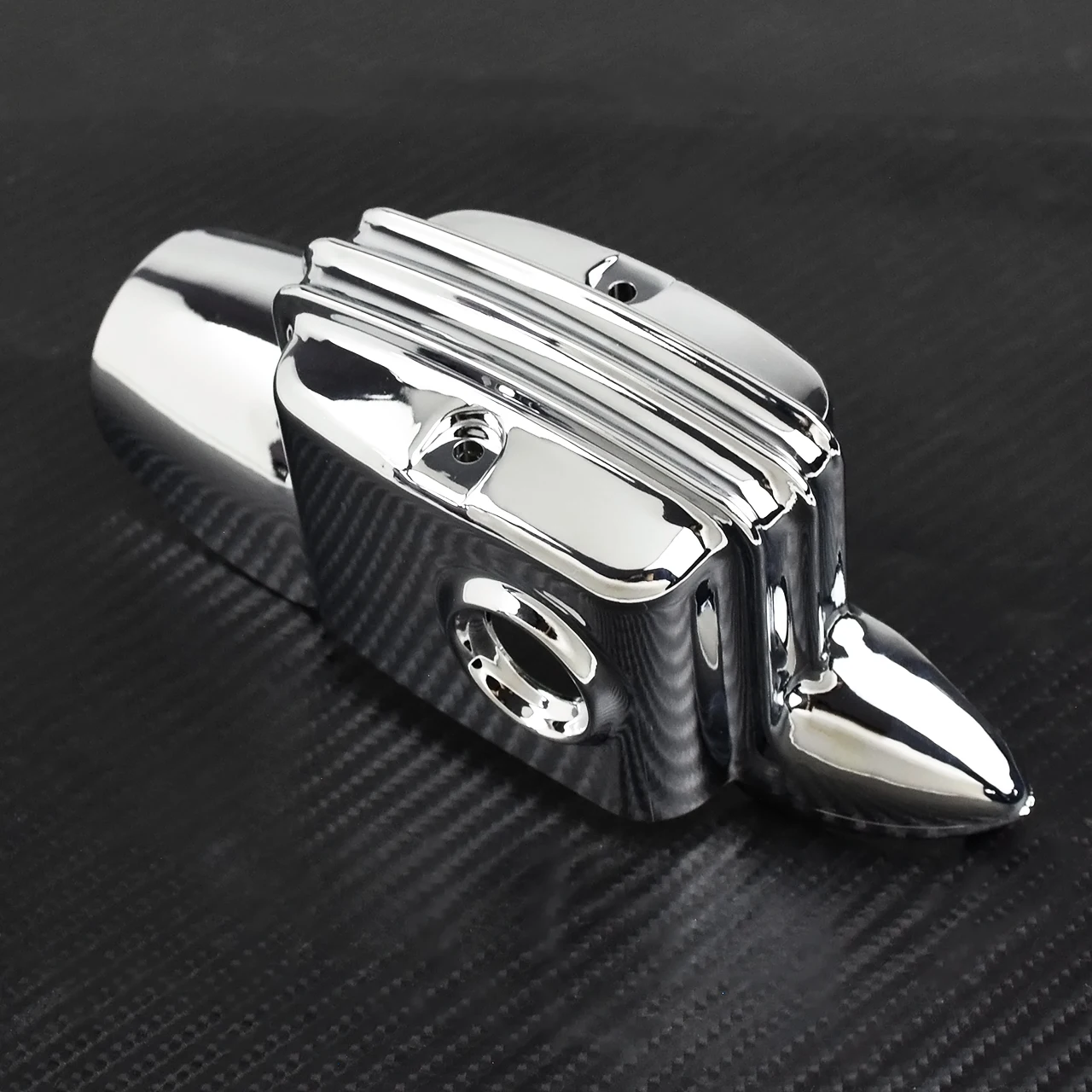 Rear Brake Master Cylinder Cover Motorcycle For Harley Touring Road King FLHR Street Electra Glide FLHT FLTRX 08-2021 Chrome ABS