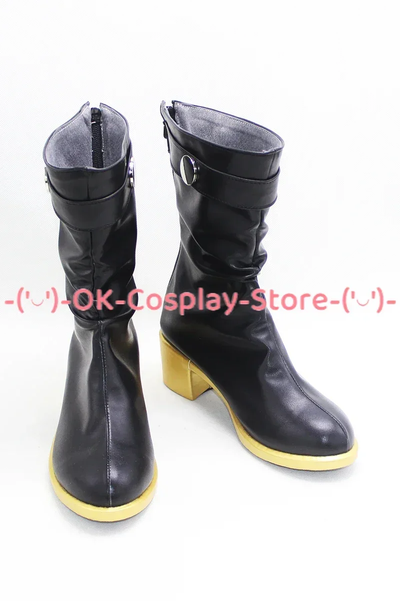 Zenin Maki Cosplay Sapatos, Salto alto, Sapatos de couro PU, Anime Cosplay Props, Botas de Carnaval de Halloween, Custom Made