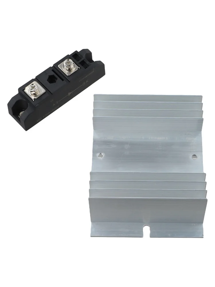 For MD100A1600V 100A 1600V Solar Diode With Heat Sink For PV Panel Auto Power Supply Motor Soft Starter Industrial Use