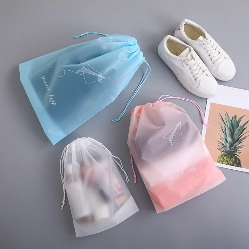 1pcs Shoes Storage Bag Waterproof Dustproof Drawstring Travel Organizer Portable for Clothes Shoes