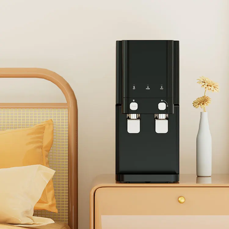 

Household Water Filter Reverse Osmosis Water Purification System Hot Cold Water Dispenser Desktop