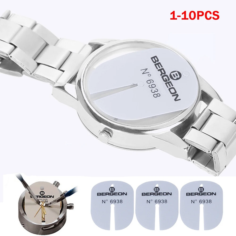 1-10PCS 6938 DIAL PROTECTOR SHIM WATCH HANDS REMOVER SHIM FOR WATCH DAIL CUSHION WATCH REPAIR TOOLS