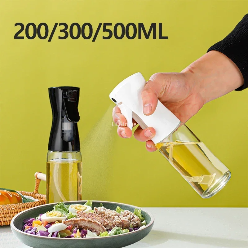 200/300/500ml Oil Sprayer for Cooking Kitchen Oils Spray Dispenser Bottle for Olive Oil Air Fryer BBQ Salad Baking Kitchen Tool