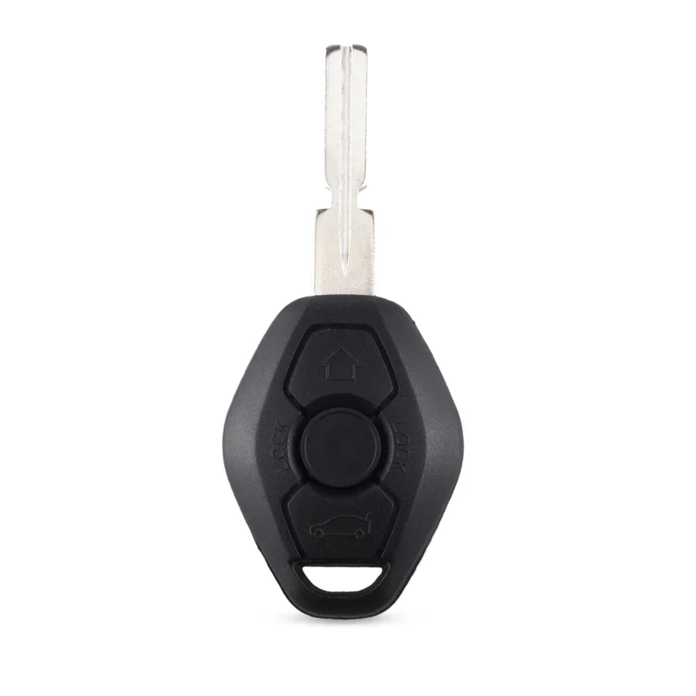 KEYYOU 3 Buttons Replacement Car Key Shell Cover Case For BMW E38 E39 E46 EWS System Remote Keyless