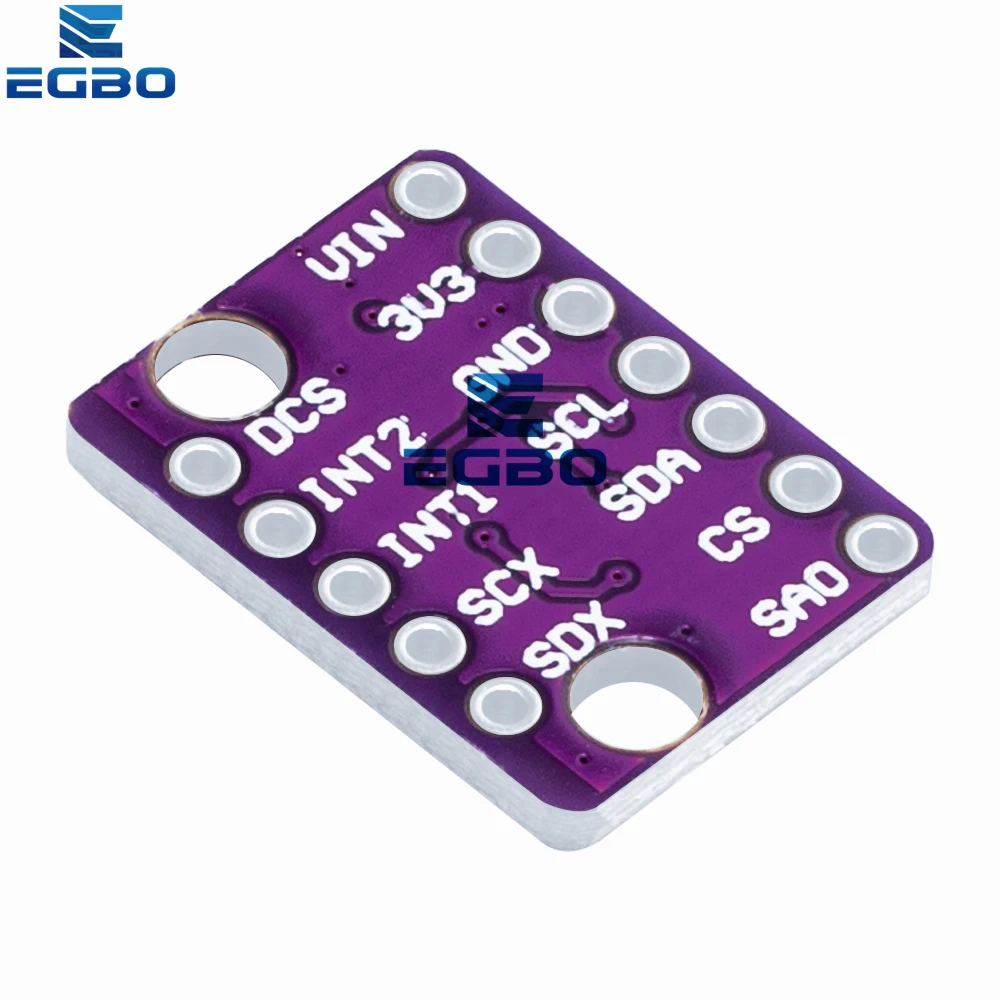 1 ~ 10 قطعة GY-LSM6DS3 مقياس التسارع ووحدة الدوران مع مستشعر درجة الحرارة الرقمي المدمج، يتميز بواجهة SPI وI2C وI2C