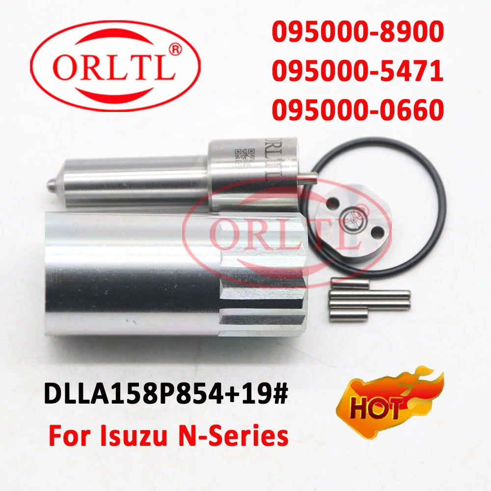 ORLTL 095000-5471 9709500-890 095000-8900 Diesel Injector Repair Kit Nozzle DLLA158P854 Valve plate 19# For Isuzu 095000-0660